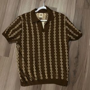 Dandy Del Mar Men’s Sweater Polo Large